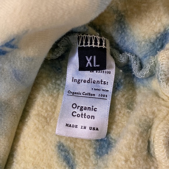Groceries Apparel Vegetable-Dyed Organic Cotton Sweatshirt Elixir Crop Pullover - Picture 8 of 8
